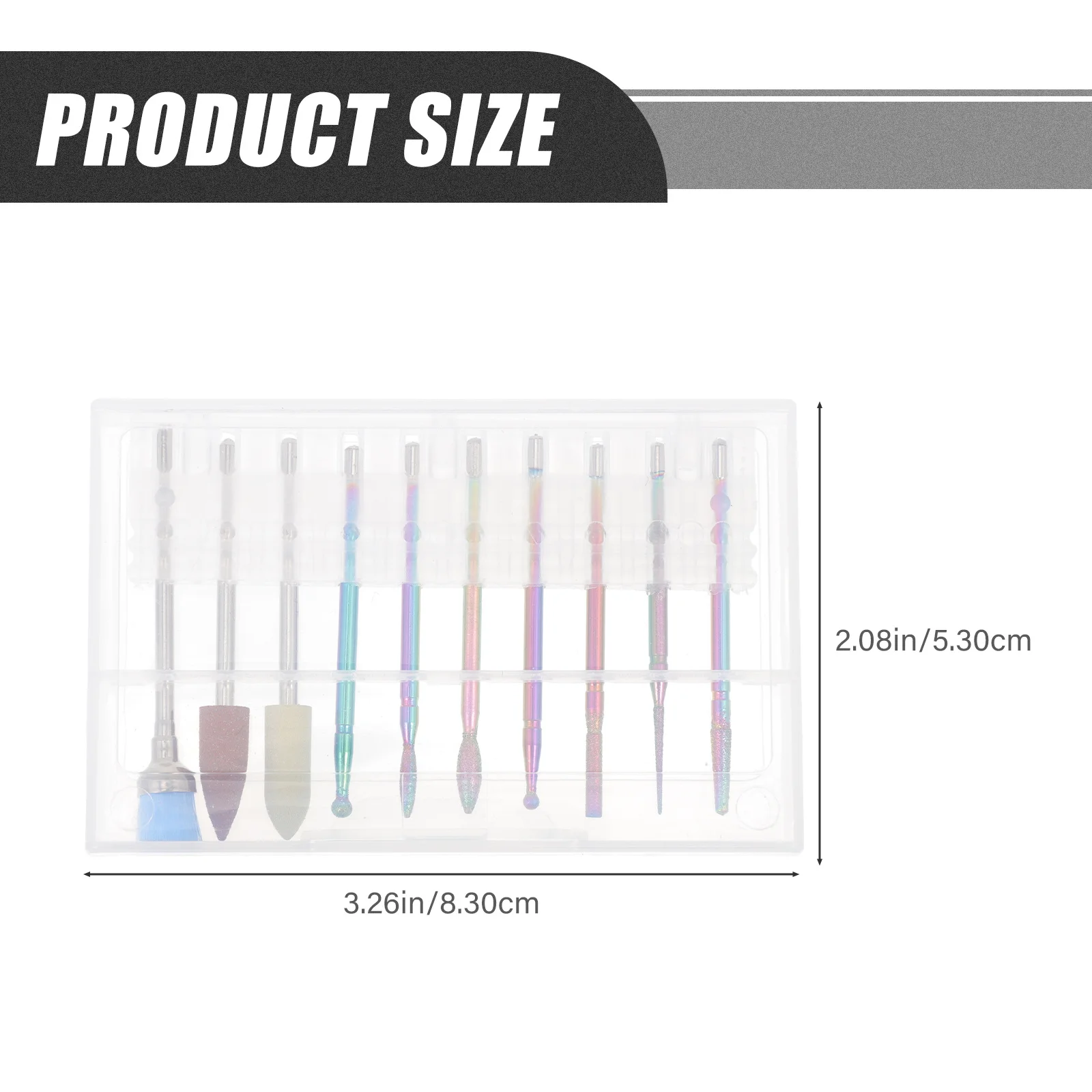 1 Set Grinding Heads Premium Manicure Drill Bits Kit For Nail Polish Removal Cuticle Cleaning Pedicure Tools Nail Art Sanding