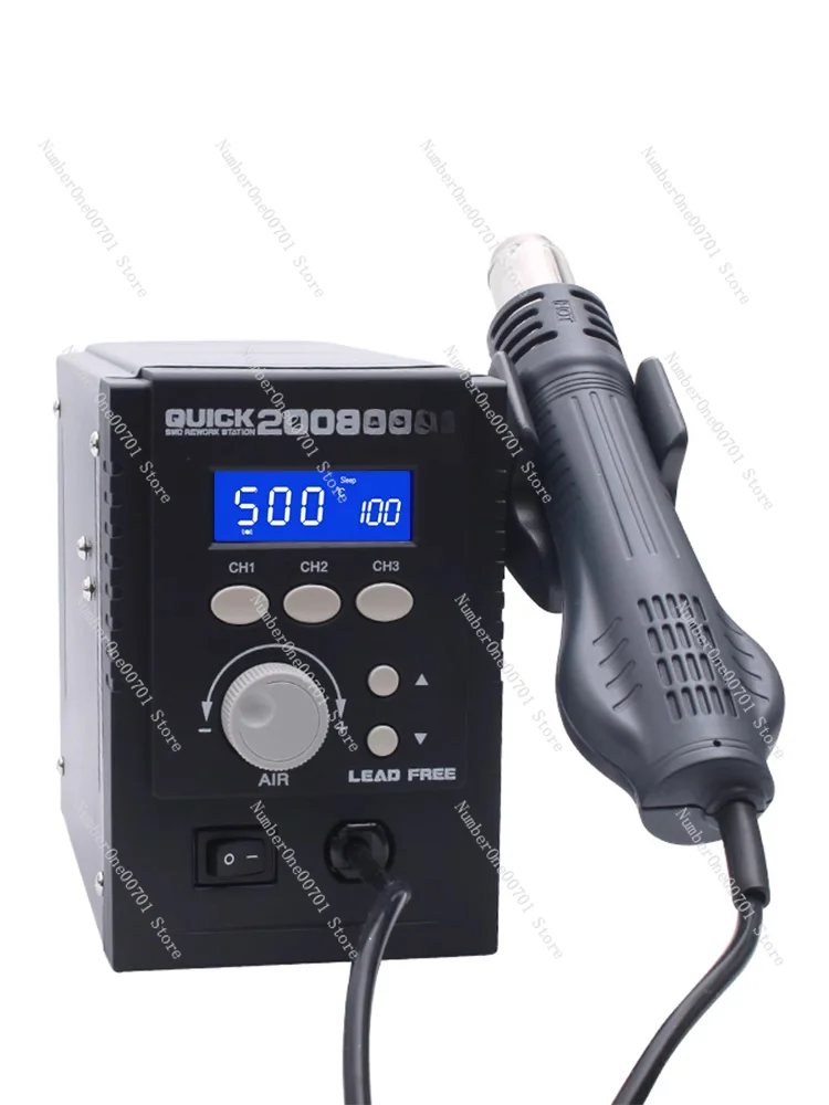 High-Power Cyclone Desoldering Station Smart Heat Gun Mobile Phone Repair Fast Wind Gun Soldering Station Two-in-One