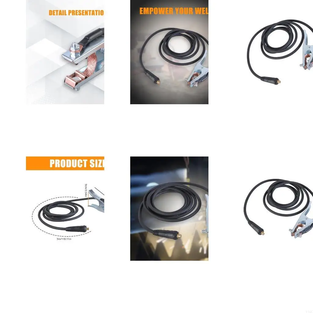 best  Size Welding Plier Clamps Welding Electrode Holder cable  for Practical Use Y4QC