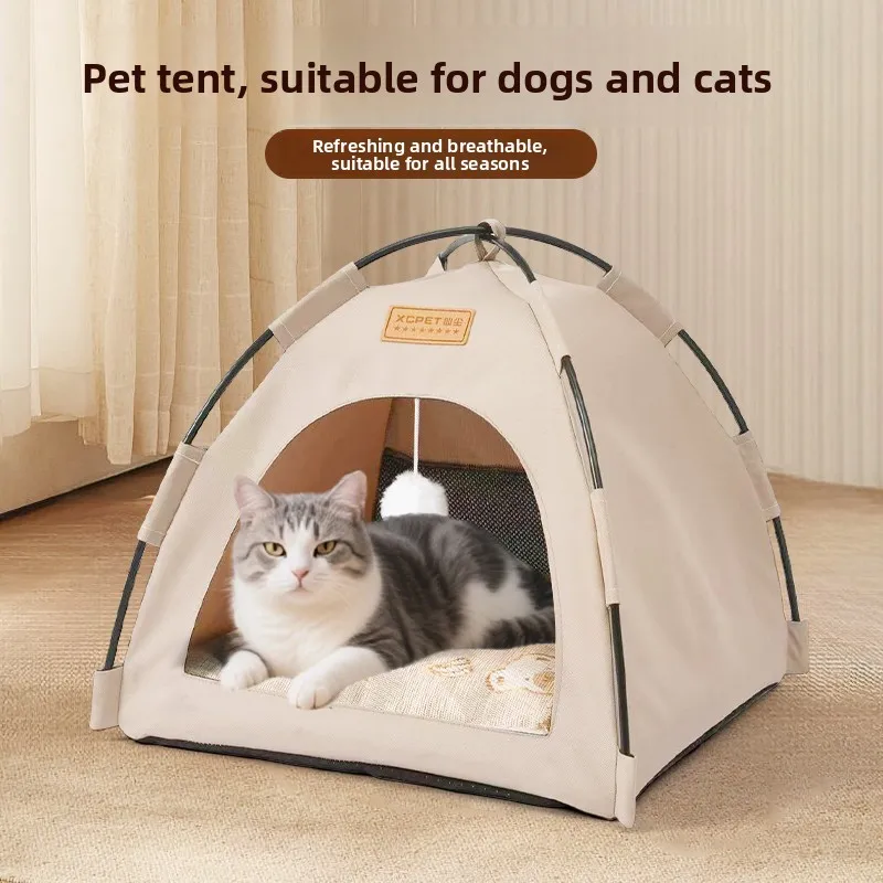 

Cam Tent House Indoor Staing Four Seasons Universal House Pet Tent Foldable Warm Cozy elter for s