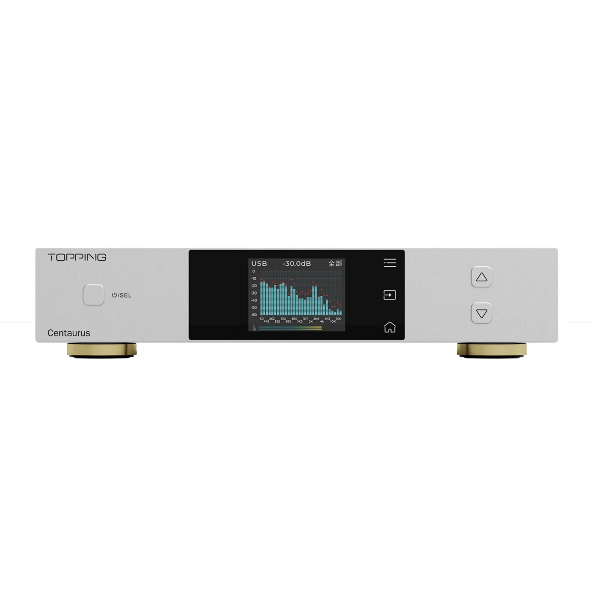 TOPPING Centaurus R2R decoder fully balanced DAC 8 network Switching between NOS OS and Best modes and ten precise PEQ functions