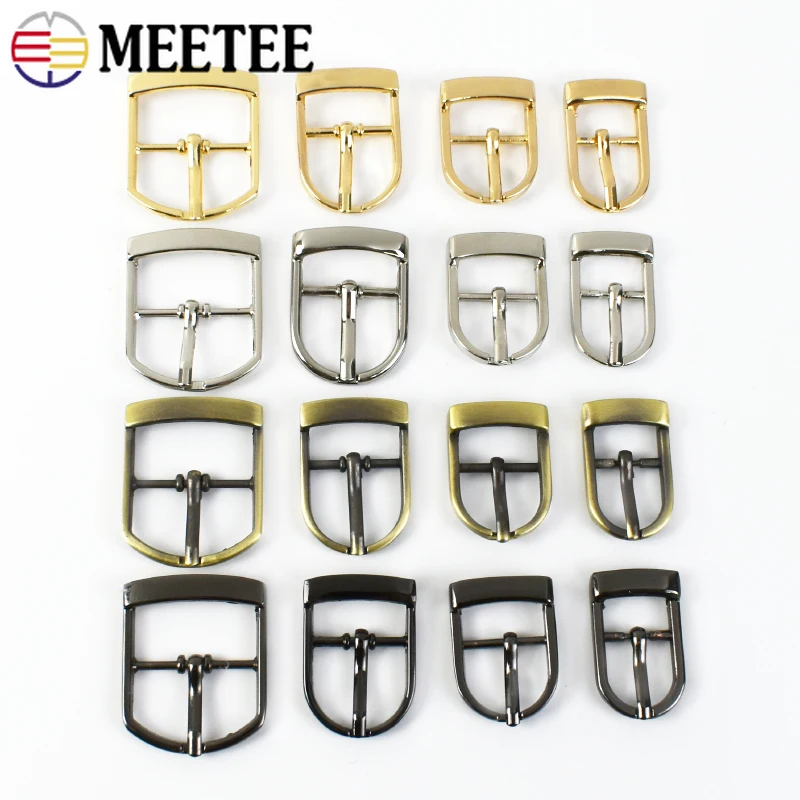 10/20Pcs 13/16/20/25mm Metal Belt Buckle Shoe Buckles Bag Strap Slider Pin Hook Shoelace Adjustment Clasp Webbing Tri-Gilde