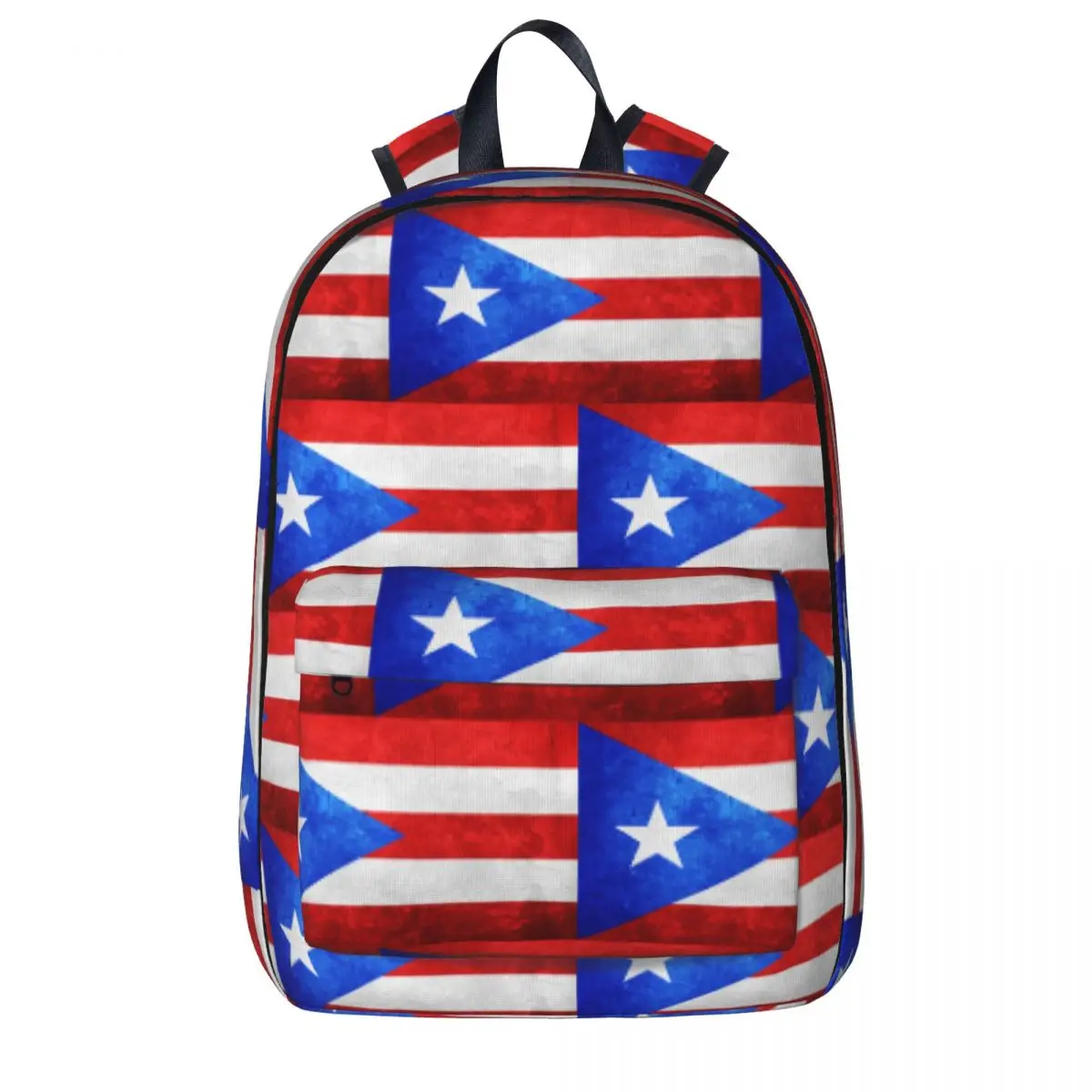 

Puerto Rico Flag Backpacks Large Capacity Student Book bag Shoulder Bag Laptop Rucksack Casual Travel Rucksack School Bag