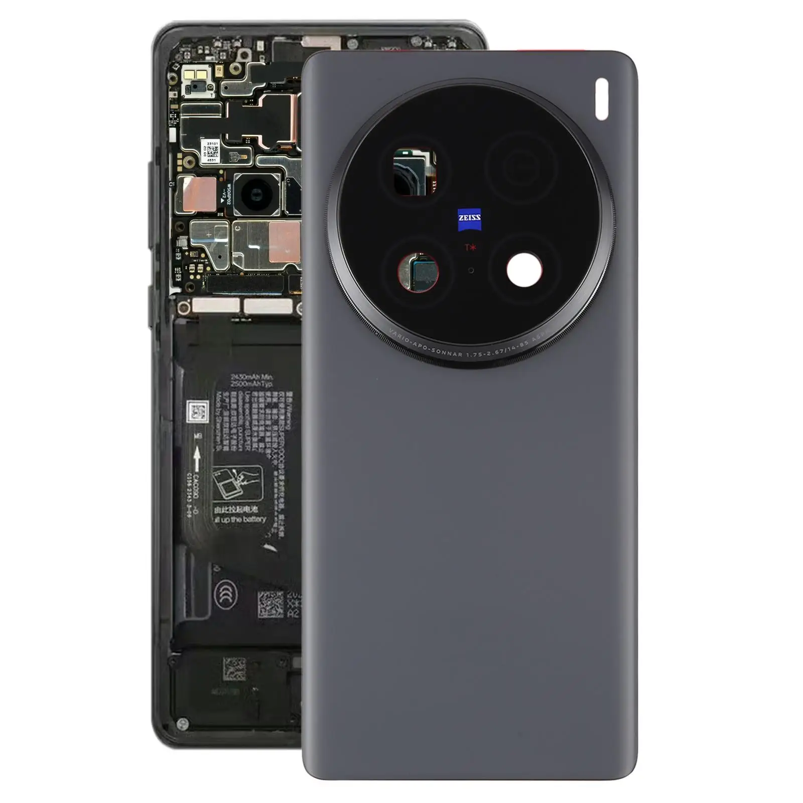 

Задняя крышка для vivo X100 Ultra для vivo X100 Ultra 5G V2366GA V2366HA с крышкой объектива камеры, детали для телефона, задний чехол