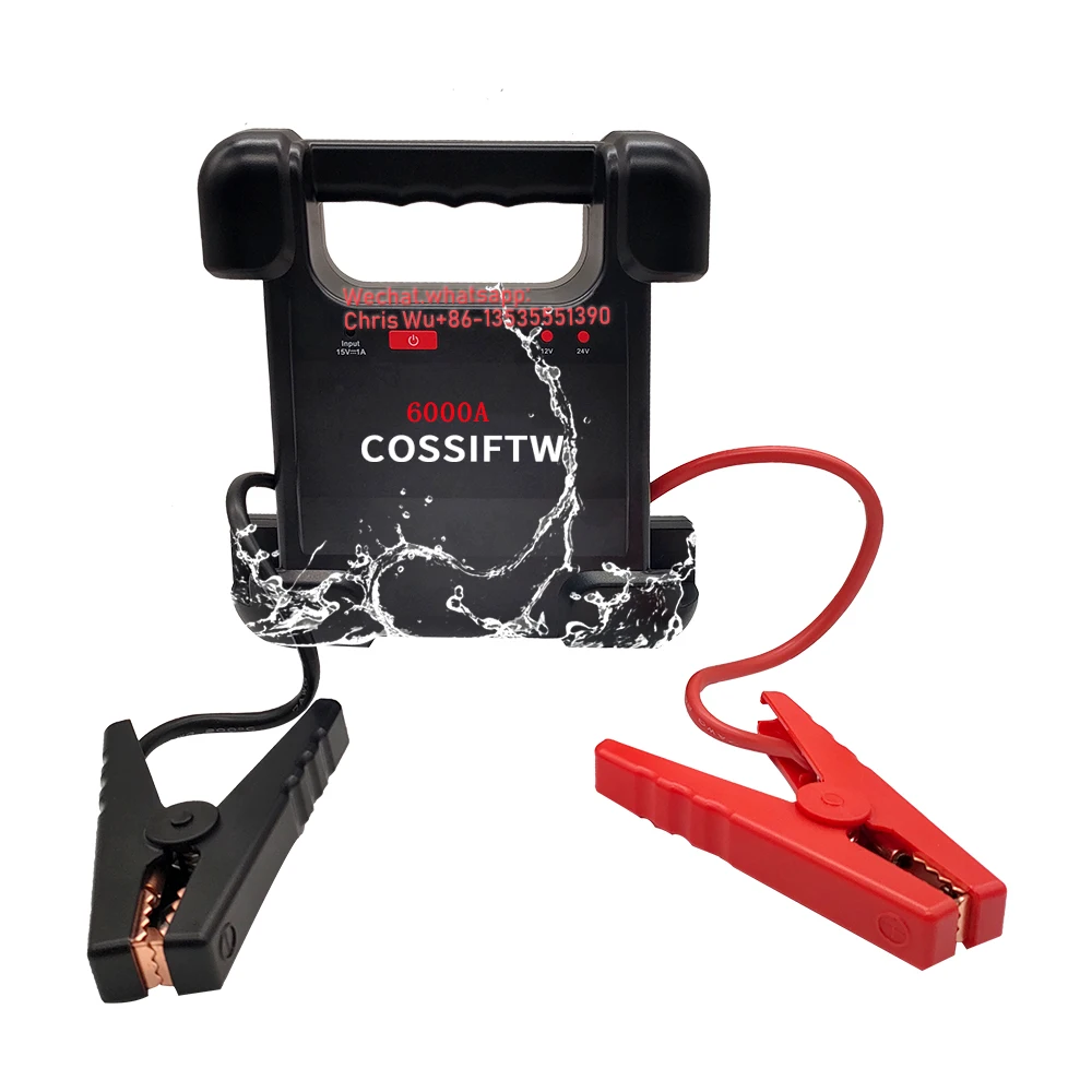 6000 Amp 12 24-Volt UltraSafe Portable Lithium Jump Starter Box