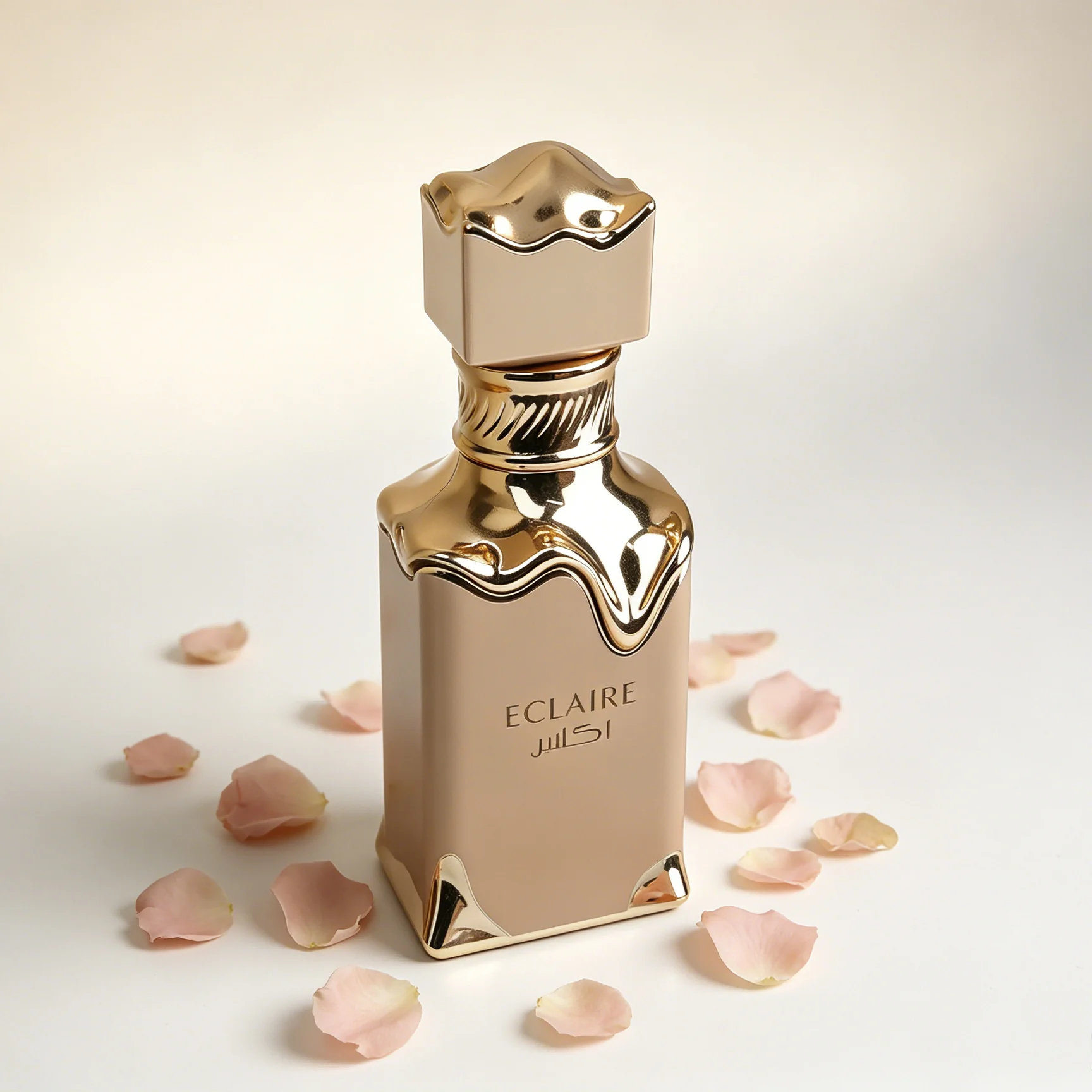 Lattafa Eclaire 3.4oz Eau de Parfum pour Femme, Parfum Fleur Blanche, Praline, Musc, Cadeau Premium pour Anniversaires et Occasions Spéciales
