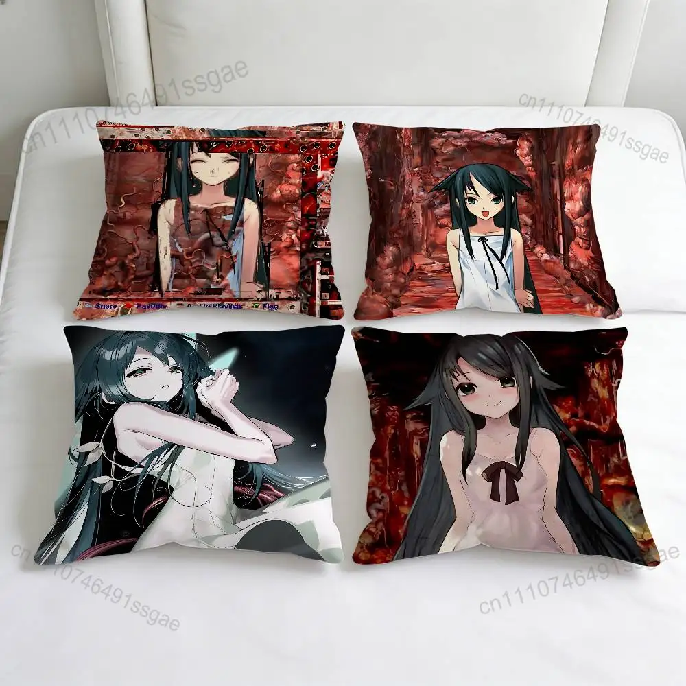 

Hot Game The Song Of S-Saya Square Pillow Case Soft Decorative Throw Pillow Cover for Home Sofa Bed