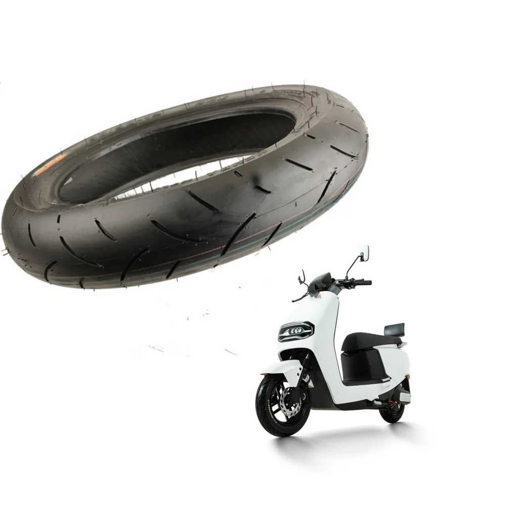 

90/90-12 Tire Outer Inner Tube Pneumatic Tyre For Electric Scooter Electric Vehicle Tubeless Tire Slick Tubeless Thicker Parts
