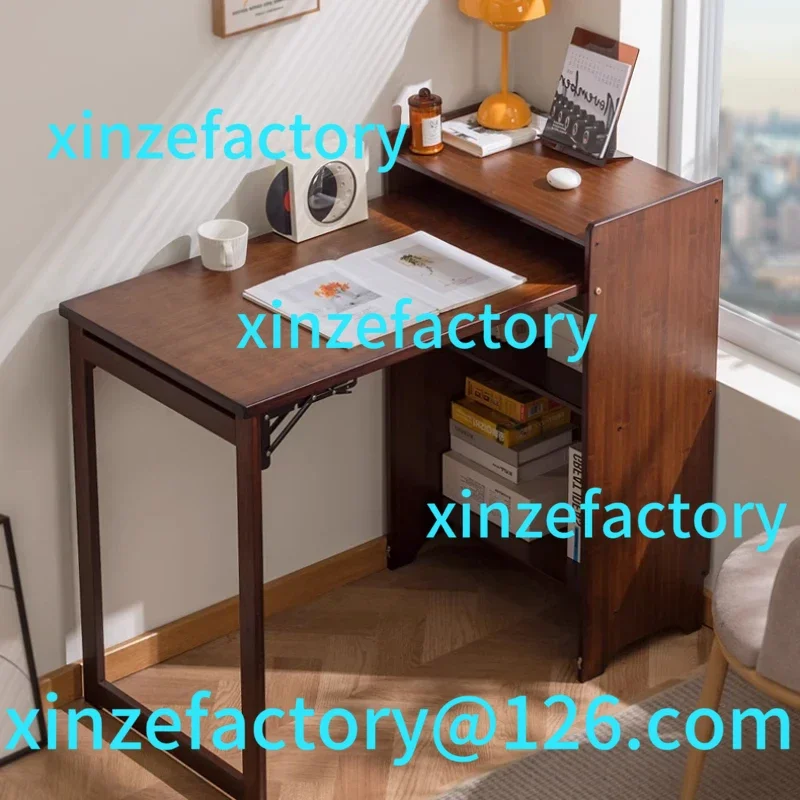 

Customizable Home Bamboo Folding Small Apartment Bedroom Computer Desk Student