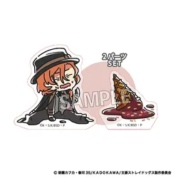 Chuuya Nakahara Anime Acrylic Stand Figuur Action Daizai Osamu Peripheral Figure Kids Models Toy Ornaments Accessories