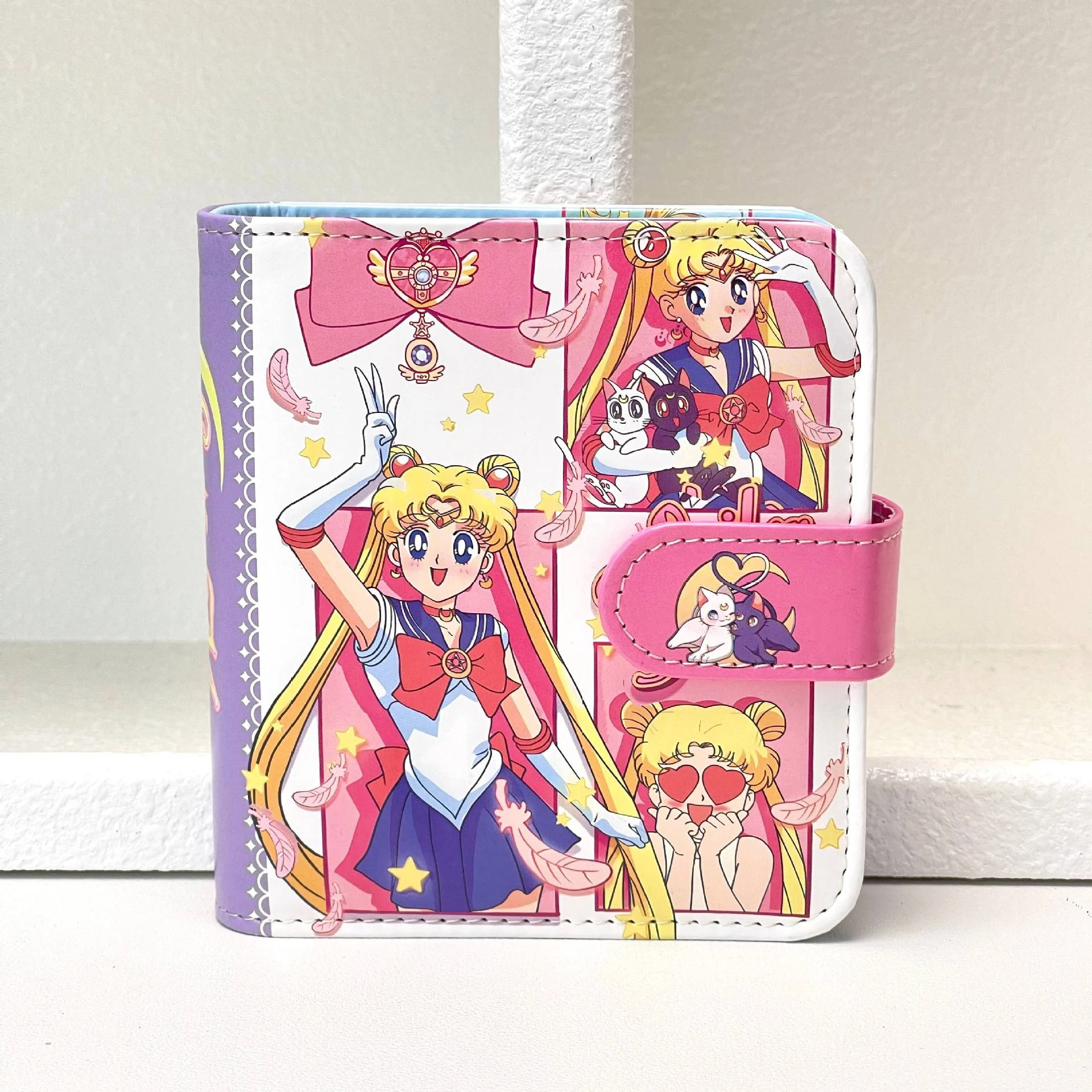 Bandai Sailor Moon Card-bound notebook Printed notebook Colorful-page diary book Student gifts surprises comics souvenirs trendy - view 2