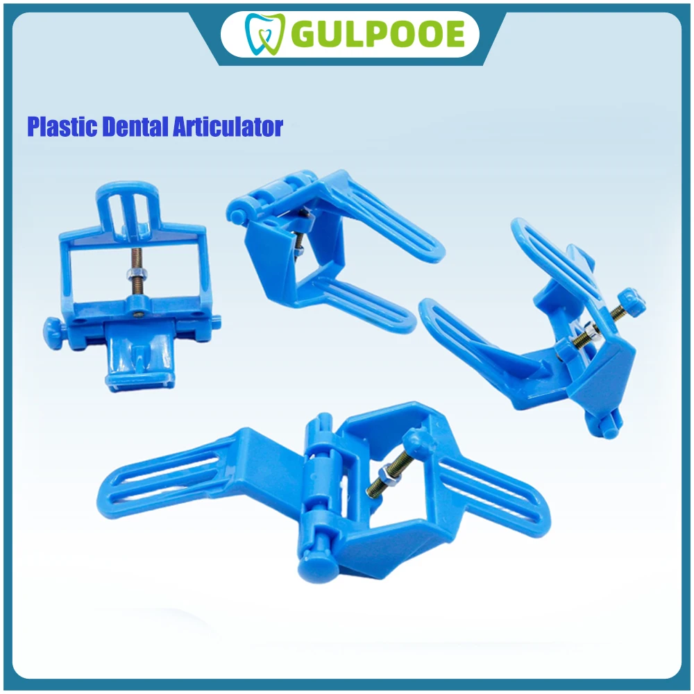 

GULPOOE Dental Articulator Plastic Jaw Frame Denture Laboratory Supplies Equipment Tools Materials Adjustable Orthodontic Tools