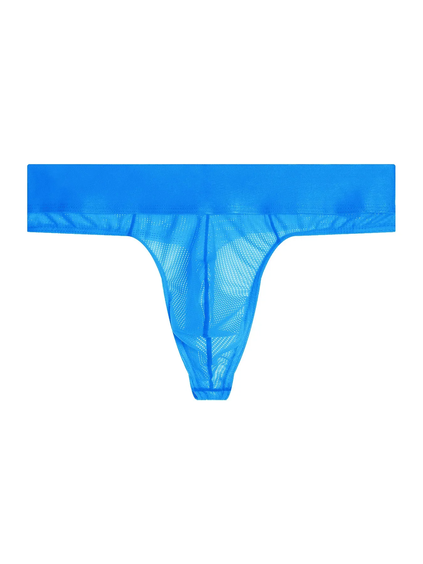 Men's Summer Ice Silk Briefs, Mesh Breathable Low Waist Underwear Youth Fashion Comfortable Cool Feel Daily Wear Cozy Underpants