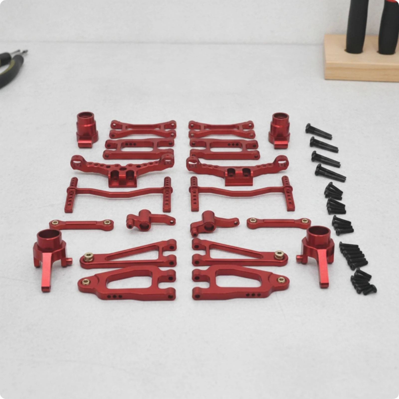 Aluminum Damping Kit Lustrous Damping Link Pull Rod Sturdy Parts Rigid for Hobbyists