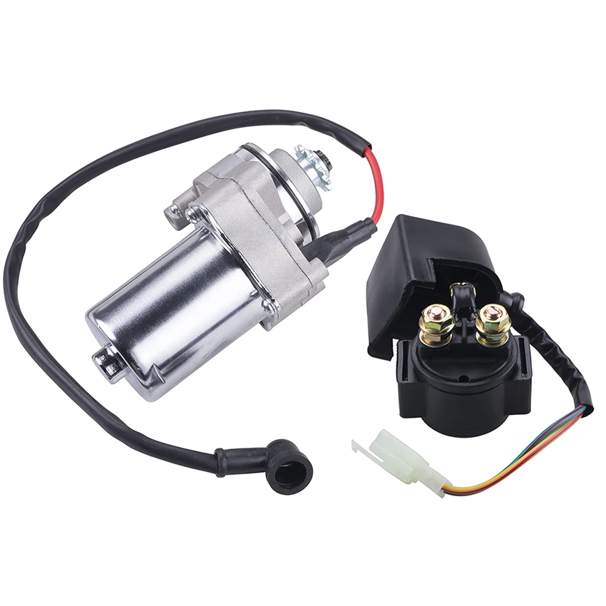 12 Teeth Starter Motor Starter Relay Solenoid for Tao Tao 125cc 110cc-50cc ATV Coolster Motor Four 4 Wheeler Chinese Pit Dirt Bi