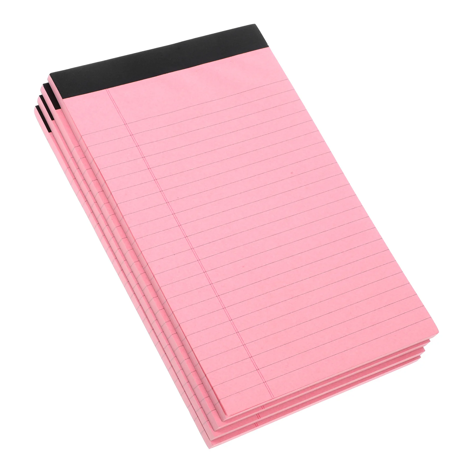 

4Pcs Pink Paper Memo Pads Small Writing Pads Narrow Ruled Notebook Daily Use Office Work Home Use Recording Plans Scheduling