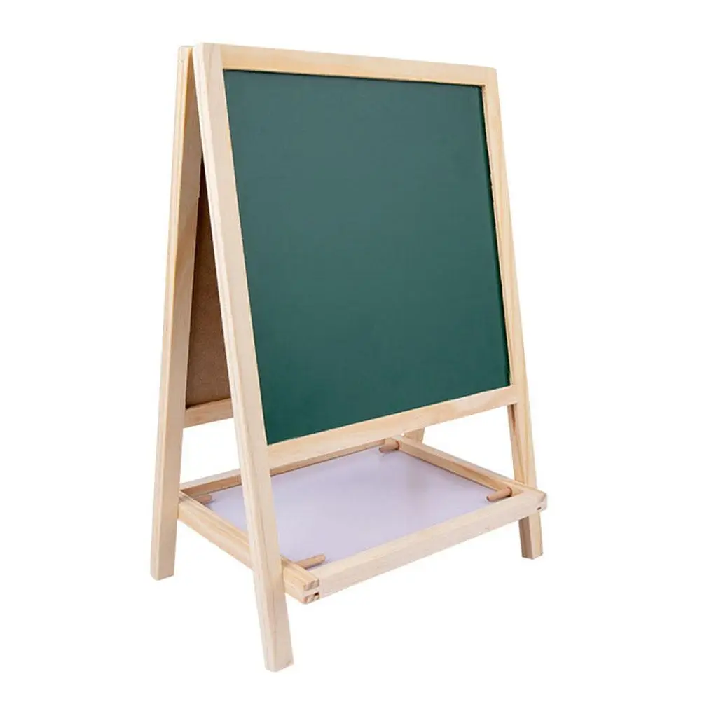 

Folding Double Sided Magnetic Kids Educational Writing Board Graffiti Painting Display Rack Blackboard