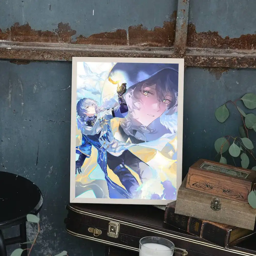 1 قطعة الأحد هونكاي ستار السكك الحديدية المشارك طباعة لغرفة النوم غرفة المعيشة ديكور المنزل اللوحة جدار الفن HD صورة جدارية