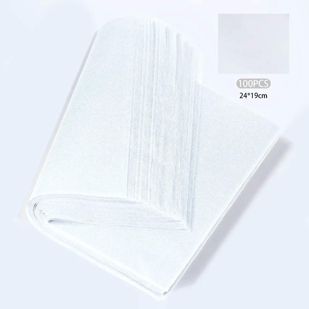 100 pezzi confortevole aspirapolvere per unghie carta da filtro flessibile filtrazione fine carta per collettore di polveri per unghie non tessuta ad alta precisione