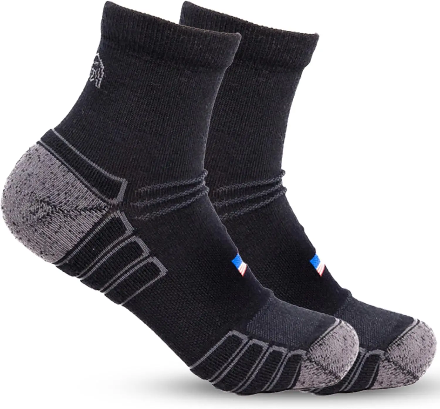 

Durable Wool Ankle Work Socks, Sweat-Wicking for Long Shifts, Fits Up to 6" Boots