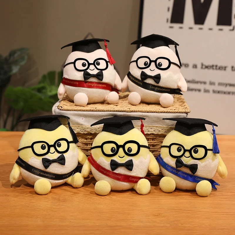 Muñeco de Peluche Dr. Potato de 15/25 cm, Juguete de Peluche Suave de Dibujos Animados, Regalo de Graduación para Niñas y Niños, Pequeños Juguetes de Peluche de Patata Kawaii