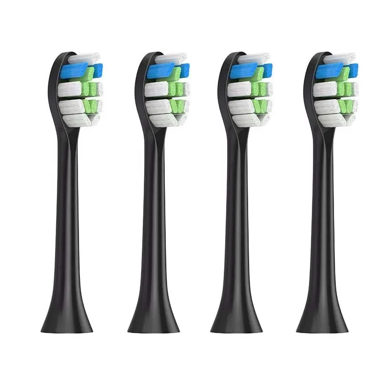 

4 PCS Professional Electric Toothbrush Replacement Heads Soft Dupont Bristles Nozzles Tooth Brush Heads For Sonic Oral Care