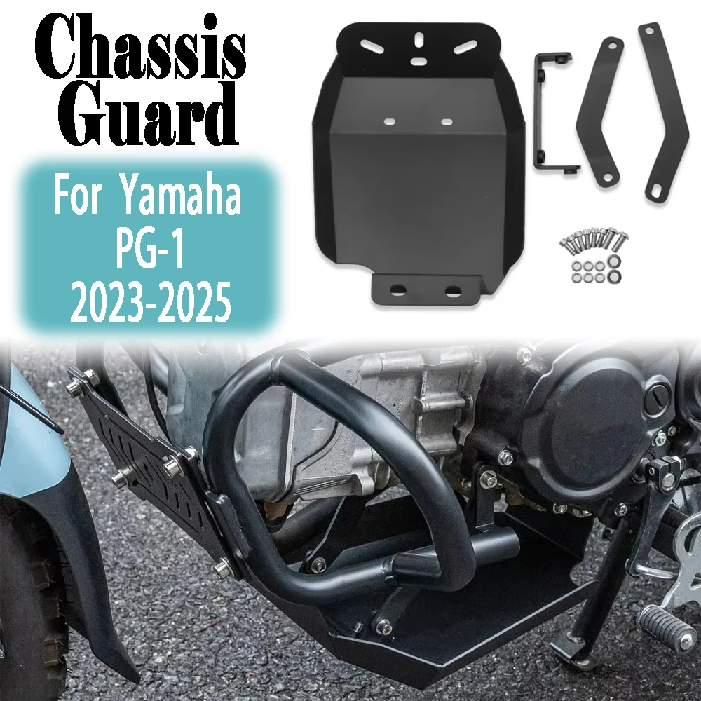 

For YAMAHA PG-1 PG1 2023 2024 2025 Motorcycle Engine Chassis Skid Plate Guard Protector Cover Lower Bottom Guard Accessories