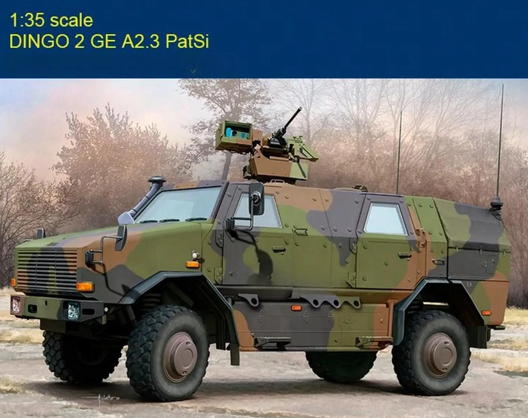 trumpeter-63524-Echelle-1-35-dingo-2-ge-a23-kit-de-modele-d'assemblage-pats
