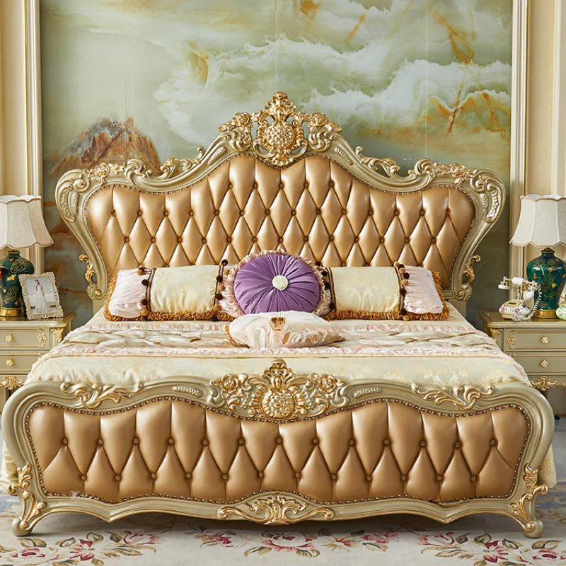 King Size Couple Bed Frame Luxury Estetyczna Nowoczesna Sypialnia Rama Łóżka Przechowywanie Drewno Marco De Cama Queen Moderno Luksusowe Meble