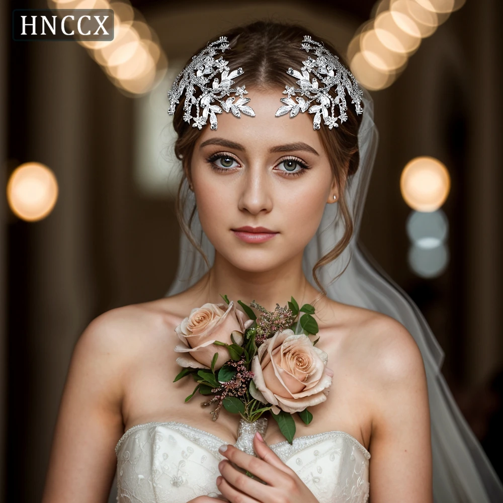 

HNCCX Set Sparkling Bridal Hair Accessories Elegant Women's Party Hair Slices Water Diamond Wedding Event Hair Decoration CP662