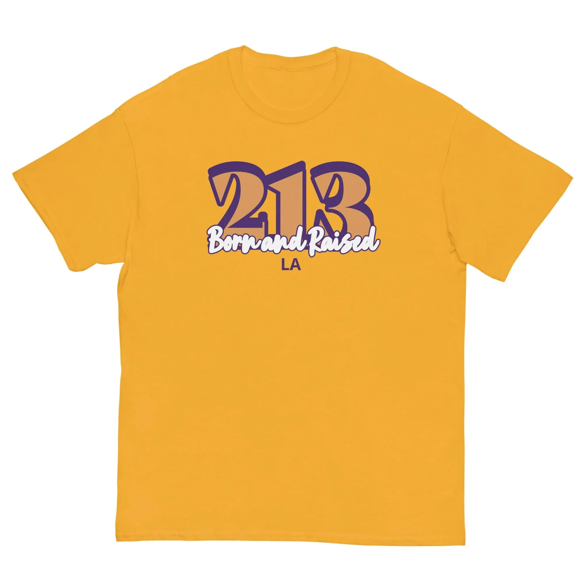 213 Born and Raised in LA T Shirt