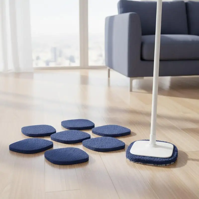 Eco-Friendly Replacement Mop Pads Compatible With S7000 8201 Reusable Washable Pads for Home Daily Tile Floor Cleaning