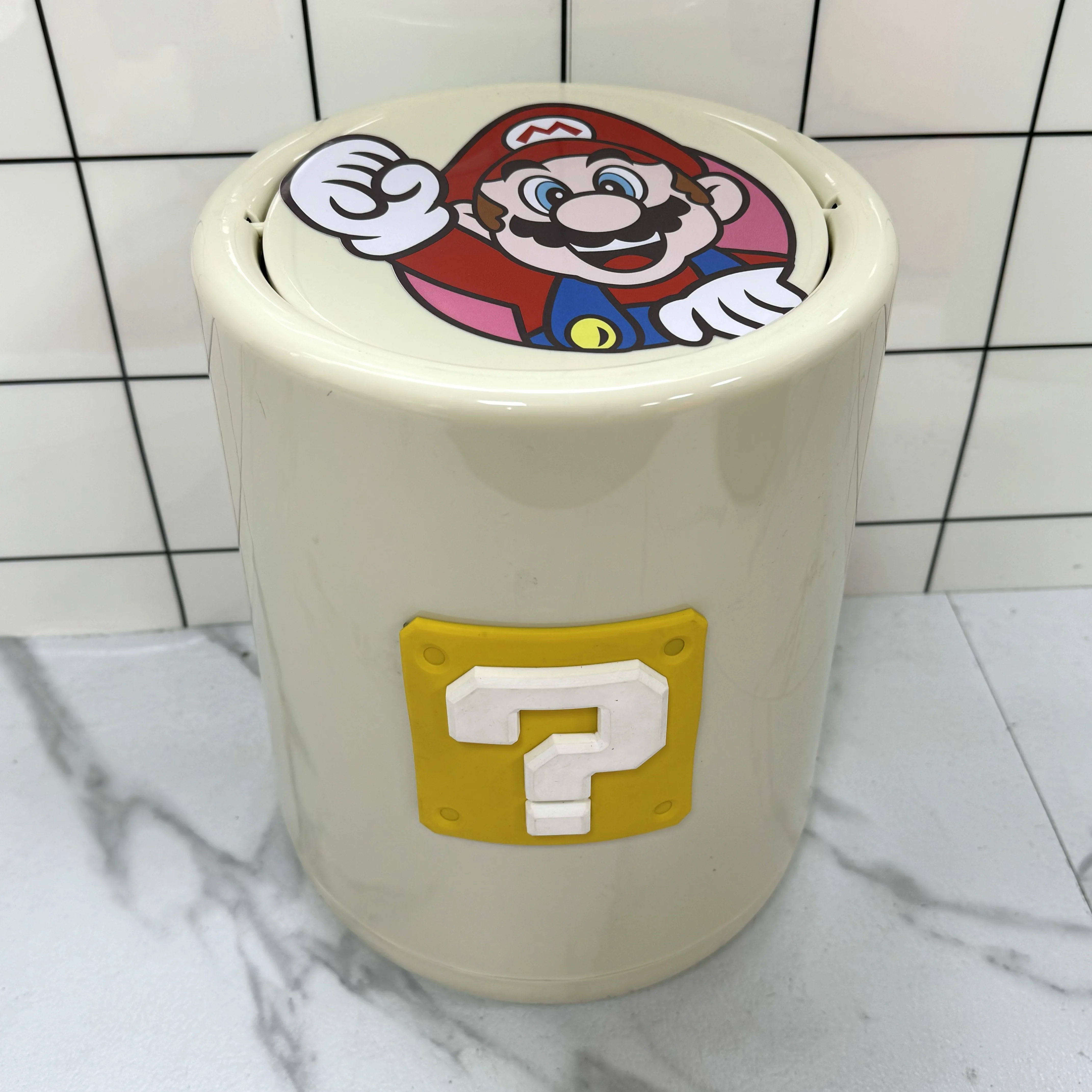 クリーミー風マリオゴミ箱漫画大容量人格かわいいシェイク蓋