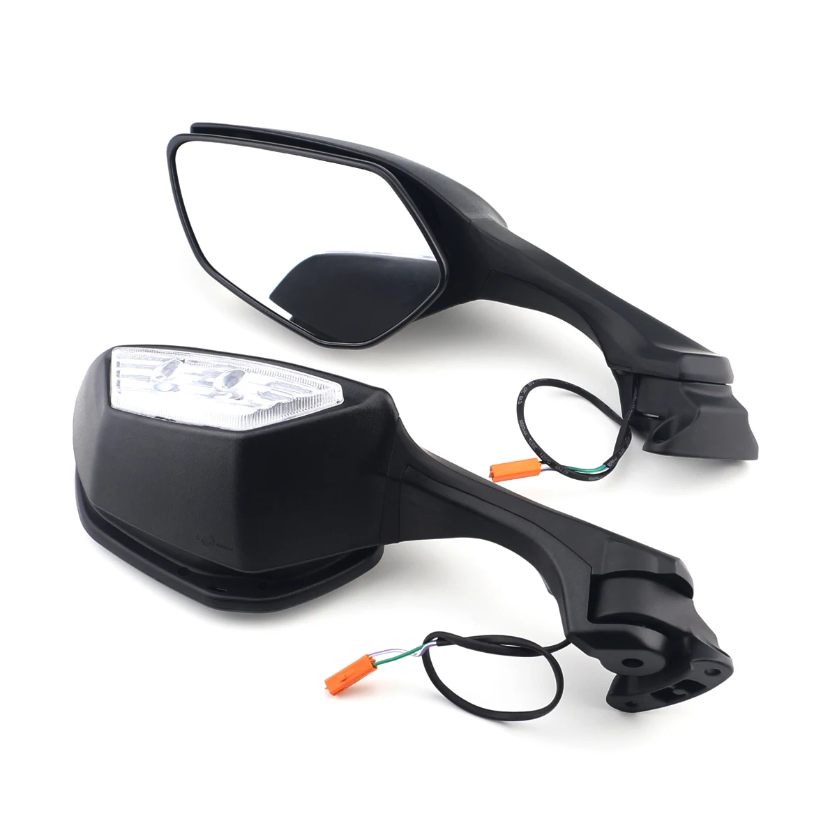 

Foldable Rearview Mirrors With Turn Signals Light LED For Kawasaki Ninja ZX10R ZX1000 2016-2023 2017 2018 2019 2020 2021 2022