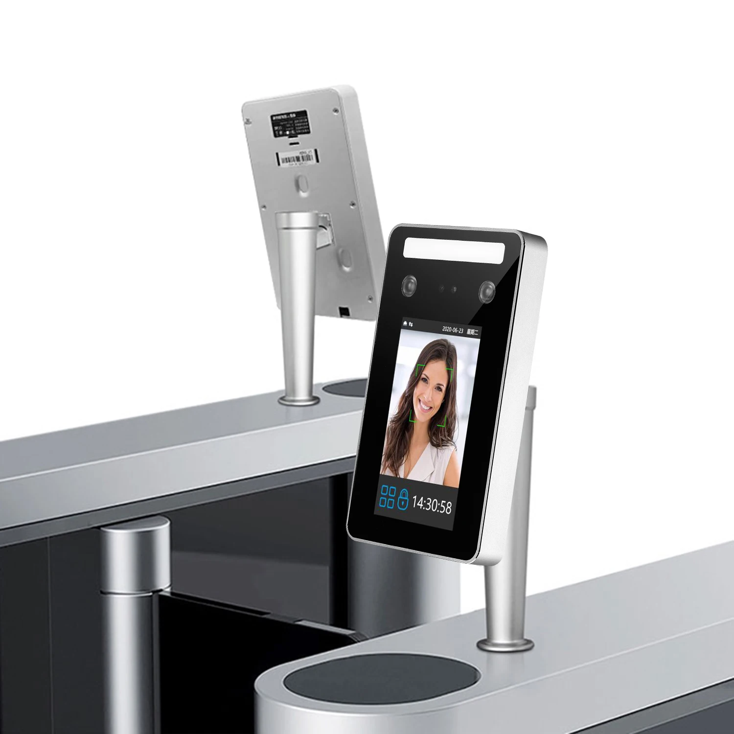 VIANS face recognition IP camera time attendance turnstile wifi access control system