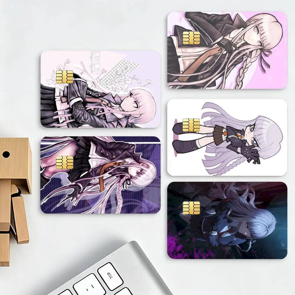 Danganronpa Kyoko Kirigiri HD Waterproof Credit Card Stickers Silicone Decals For Chip Game Cards Gift