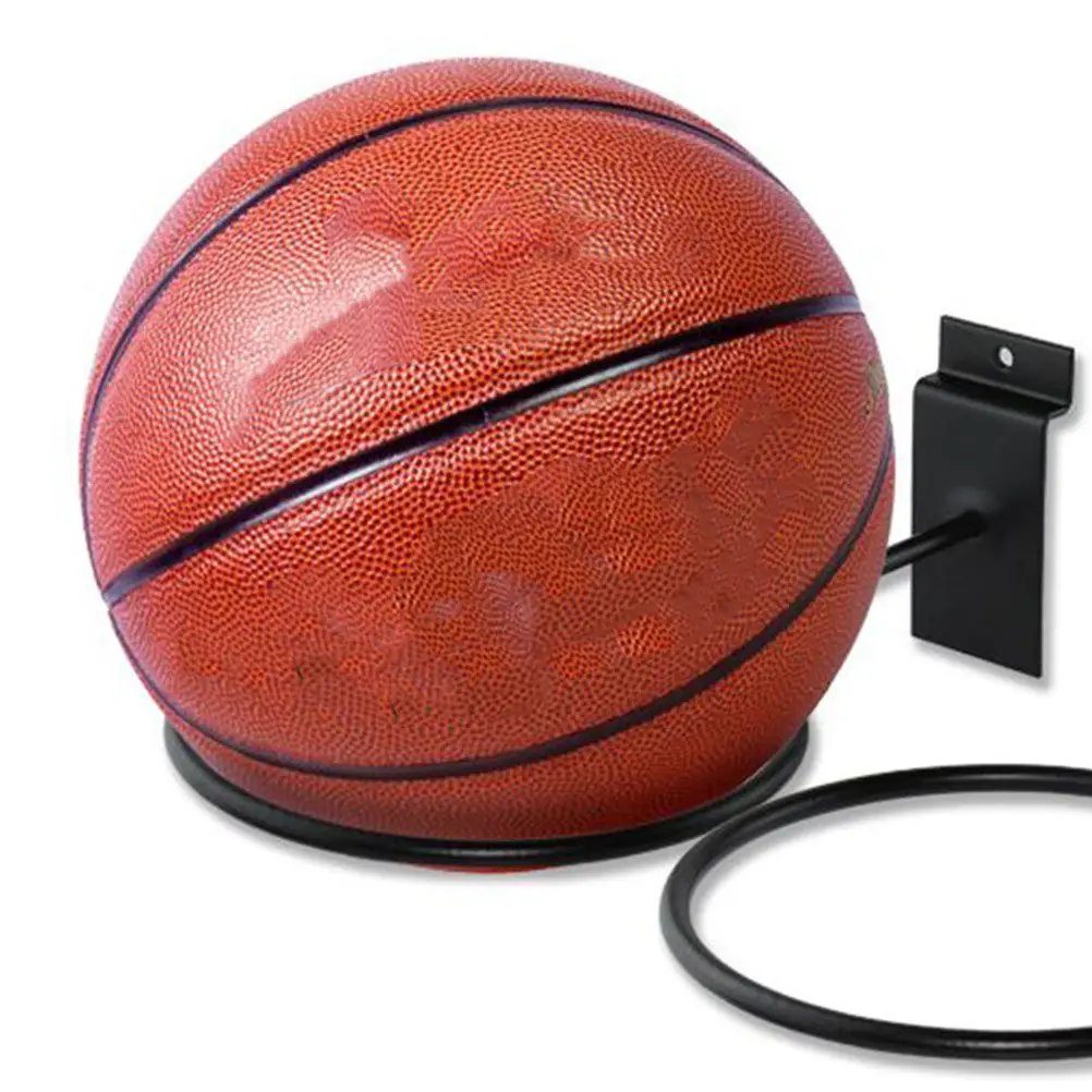 Wall-Mounted Ball Holder Sturdy Iron Craft Basketball Soccer Football Storage Rack Convenient Hanging Stand Ball Hanging Bracket