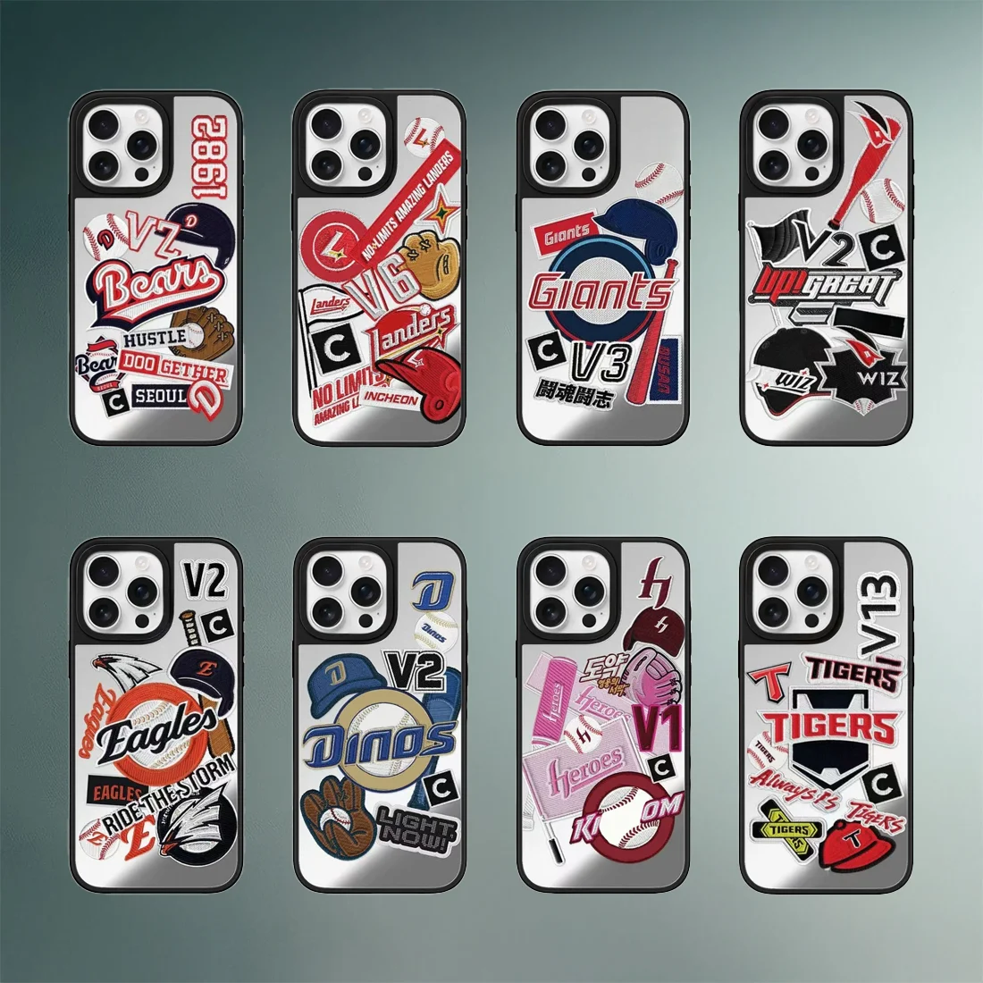 ملصق رياضي واقي مرآة فضية حافظة مغناطيسية لهاتف آيفون 12 13 14 15 16 17 Pro Max غطاء شل #1