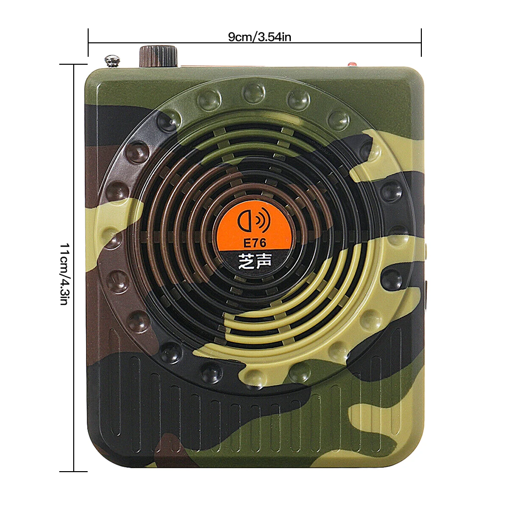 E76 Remote Remote Control Amplifier Decoy Calling Speaker Professional Small Size Sound Amplifiers Hunt Tool Sound Amplifiers