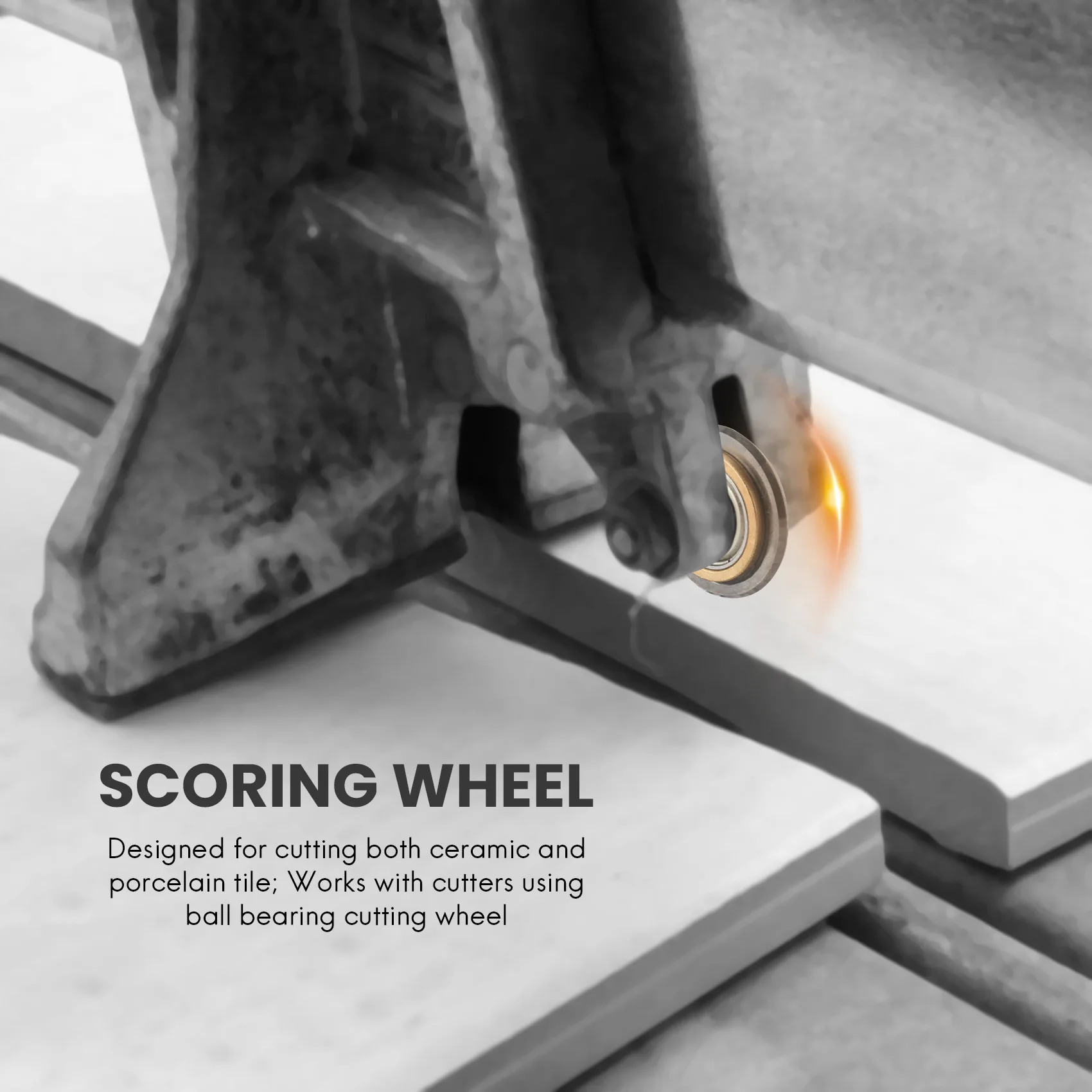 2 шт. резак для плитки, резак для плитки, Сменное опорное колесо с болтом и фиксирующей гайкой для ручной машины для резки плитки