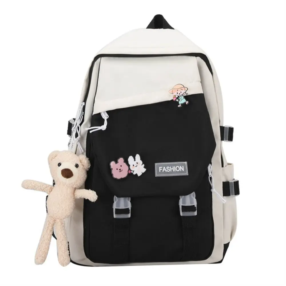 High Quality Waterproof Book Bag Nylon Large Capacity School Bag College Bag Teenage
