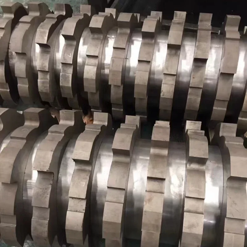 Wear-resistant Double Shaft Plastic Metal Shredder Blade for Waste Recycling industry