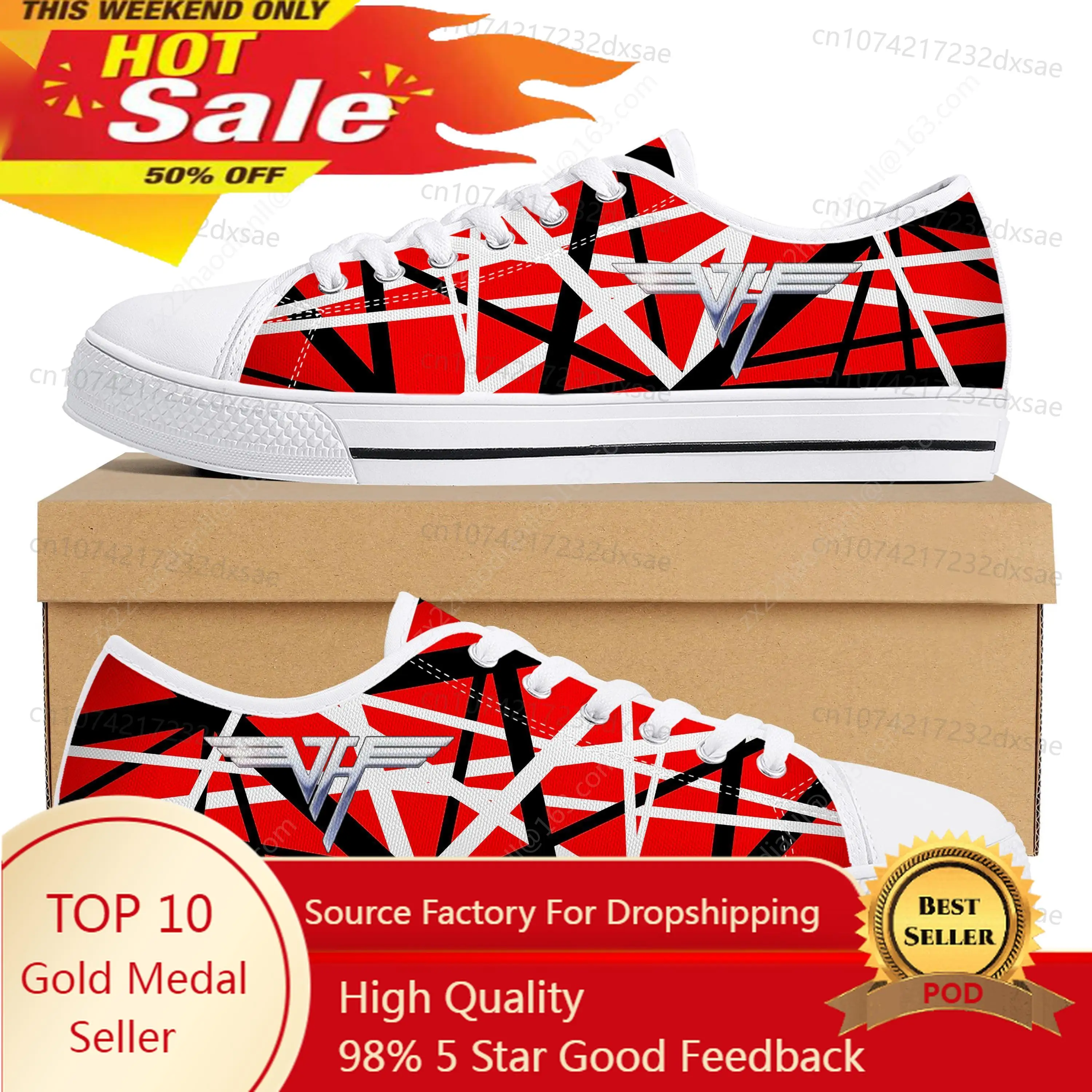 

Van Evh 5150 Stripes Halen Low Top High Quality Sneakers Mens Women Teenager Canvas Sneaker 1984 Casual Couple Shoes Custom Shoe