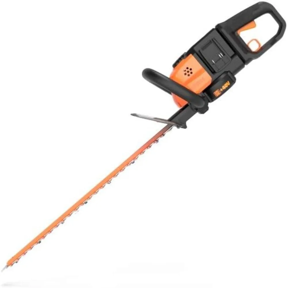 

WG284.9 26" 40V Cordless Hedge Trimmer, Electric Hedge Trimmer with Dual-Action Blades, Brushless Bush Trimmer with 180° Rotati