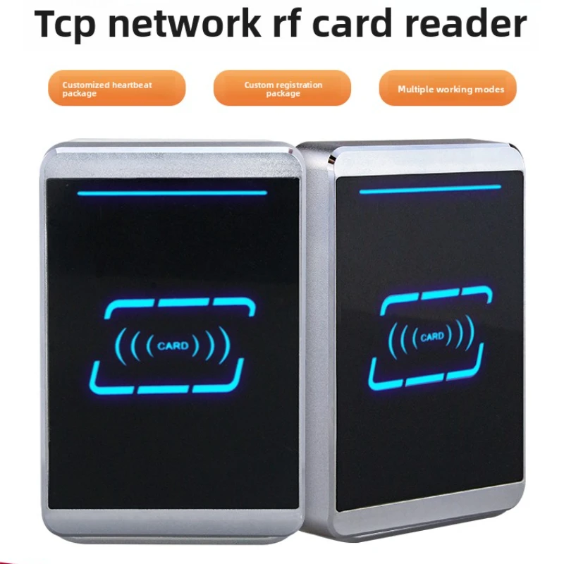 مقاوم للماء TCP/IP قارئ بطاقات الشبكة إيثرنت ميفار قارئ معدني RJ45 منفذ قارئ رفيد 13.56 ميجا هرتز نظام التحكم في الوصول مستقر #6