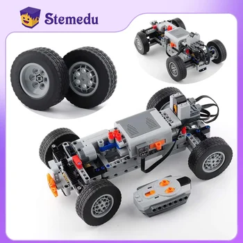 Châssis de voiture 4WD RC, ensemble électrique à quatre roue...