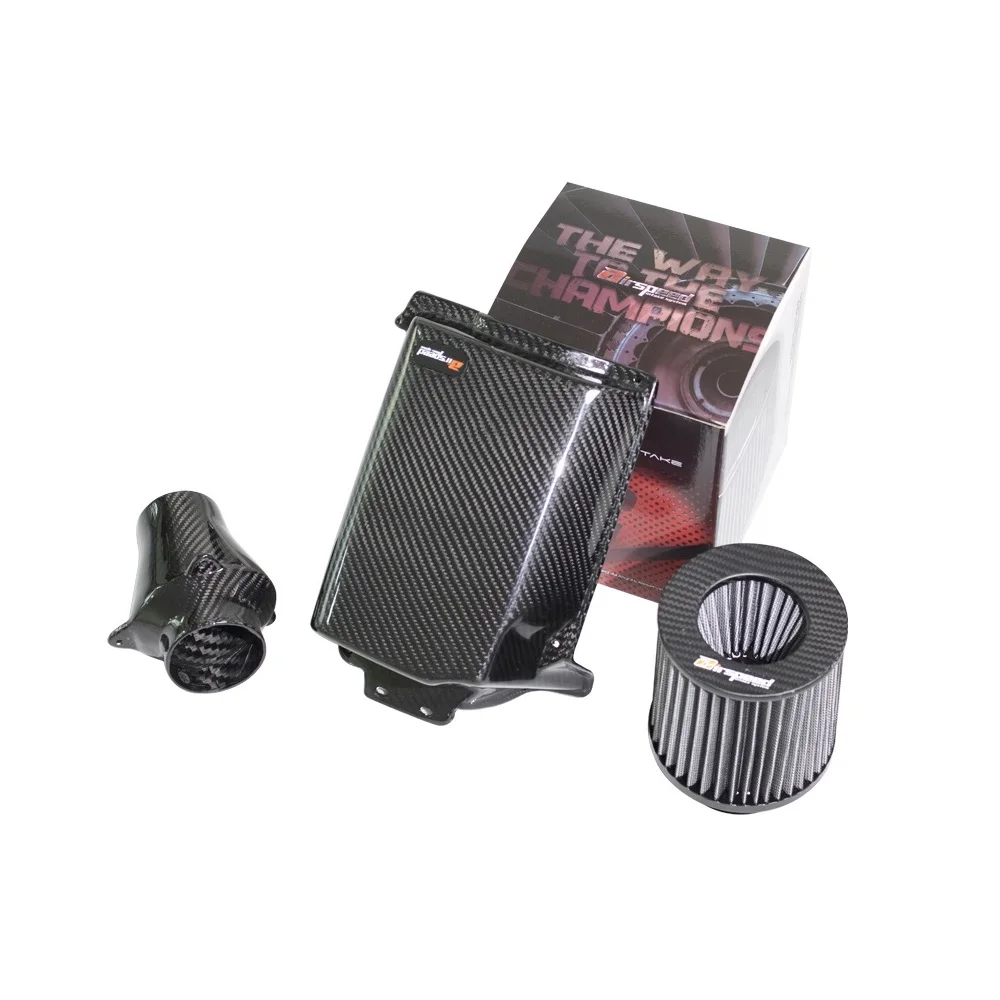 Dry Carbon Fiber 3K Twill Carbon Weave Clear Texture Air Intake System Kits For   E E180 E200 E260 M274 2.0T Induction System