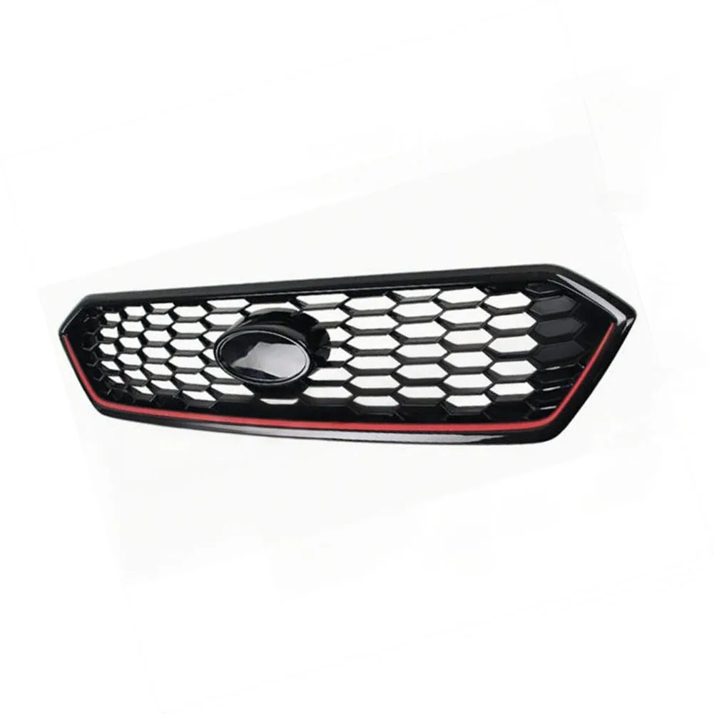 Auto-Frontgrill für Subaru WRX STI VA Facelift 2017-2021 Glänzend Schwarzer Stoßstangengrill Karosserie-Kit Tuning
