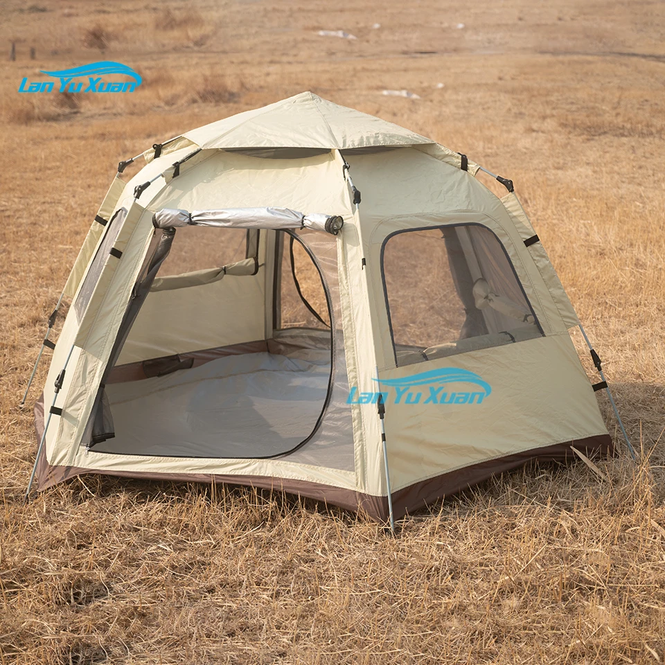 

Customized Waterproof Camping Family Tent Multipurpose Outdoor 6 Sided