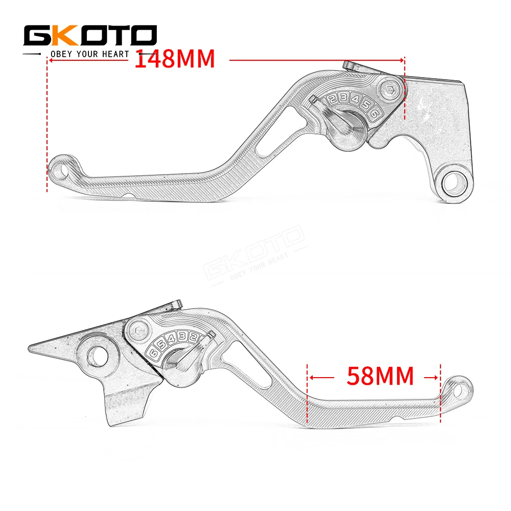 2022 New Short Brake Clutch Lever For Suzuki GSX S950 GXS-S950 GSXS 950 2021 2022 Motorcycle Accessories Handles Lever With Logo